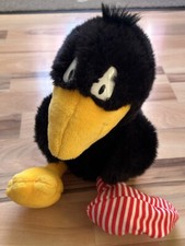 Kuscheltier Kleiner Rabe Socke, Esslinger Edition Wundersam, schwarz gelb, 35cm
