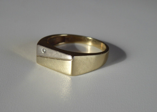 Ring unisex gold 585 - ring,