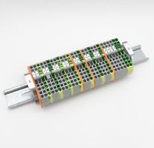 27x WAGO 3-Leiter Durchgangsklemme 281-681 Schutzleiterklemme 281-687 4mm²