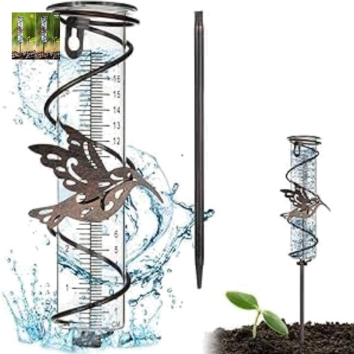Regenmesser garten zoll glas - regenmesser, 7-zoll