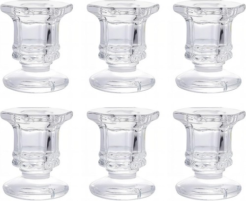 Glas kerzenhalter stück - kerzenhalter, 6