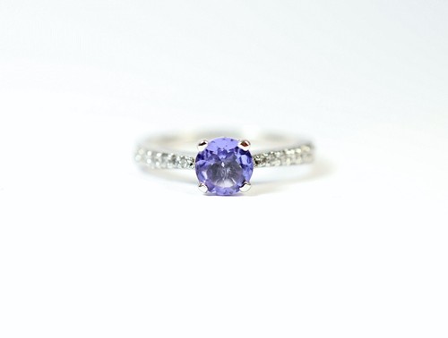 Ring tansanit facettiert u - ring,