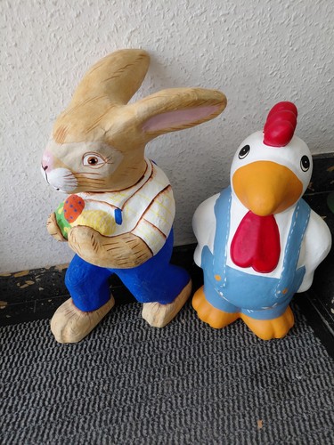 Große osterfiguren hase - 2,