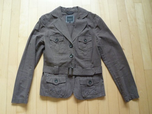Damenblazer jacke braun one - jacke,