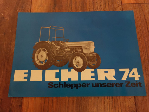 Original prospekt eicher - original,
