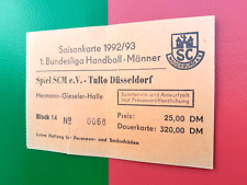 1992/93  SC MAGDEBURG - TURO DÜSSELDORF - "Handball 1.Bundesliga" Eintrittskarte