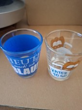 Schnapsgläser Shooter Stamper Partygläser 4 cl mit lustigen Sprüchen 12 Stück 