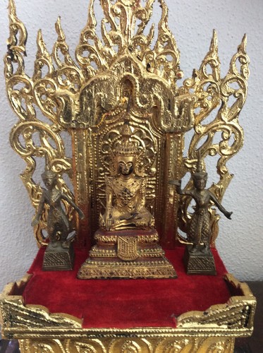 Königsthron aus burma mit - königsthron,
