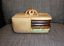 !!!! ART DECO CARSTENS - RHEINSBERG SCHÖNE DOSE MALDEKOR KERAMIK !!!!