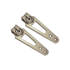 ✅2 x Alu Servohorn Servohebel 50 mm silber CNC 25T für Futaba, Align, Savöx, KST