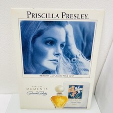 Priscilla Presley Moments vtg Werbung Reklame Aufsteller Schild Pappe 40x30