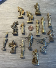 15 Miniaturen Messing Setzkasten Figuren, Fevres, Frankreich, Puppenstube, Deko