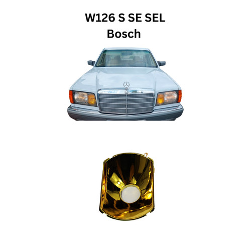 W126 sel reflektor gelb - w126, s