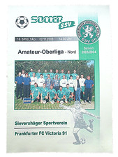 Sievershäger SV 50 - FC Viktoria Frankfurt Oder / FCV  2003 - 2004 Oberliga Nord