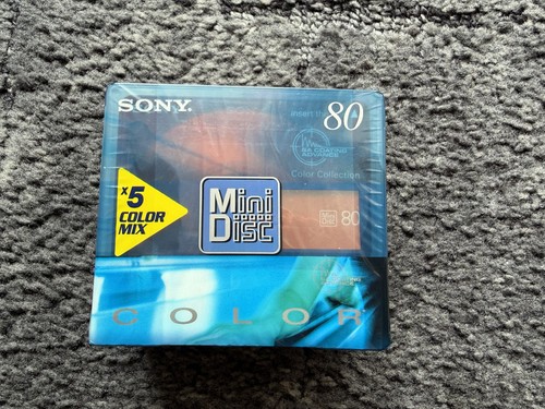 Minidisc sony color 5er - minidisc, pack