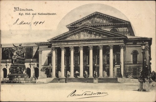 München kgl hof und - ak,