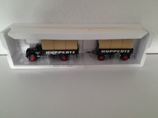 MINICHAMPS 1:43 Lkw Magirus-Deutz S6500 Pritschenzug mit Kabeltrommeln "Hupperz"