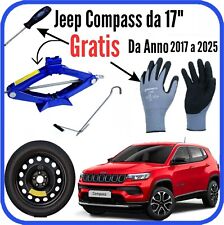 Platzsparend Notrad Jeep Compass 17 " Cric 2t Handschuhe Schraubendreher dot2024
