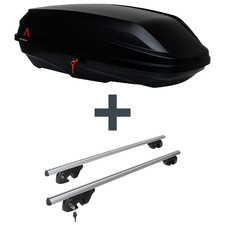 Dachbox G3 BiCube 300+ + Dachträger Menabo Sherman für BMW 3er Touring E91 Top