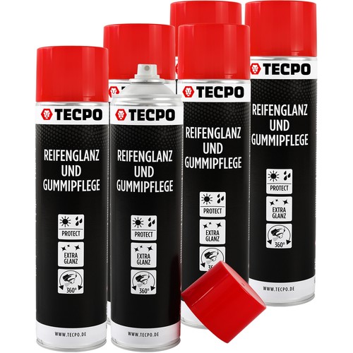 Tecpo reifenglanz spray - 6x, reifenglanz-spray