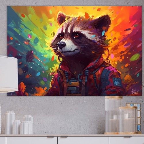 Rocket leinwand bild guardians - leinwand,