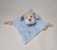 Hund Hanno blau beige Sterntaler Baby  Schmusetuch Kuscheltuch Rassel vichy karo