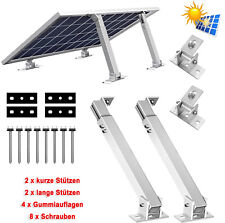 Solarpanel Halterung Aufständerung für Solarmodul Wand Boden Montage PV 1/2/4/8^