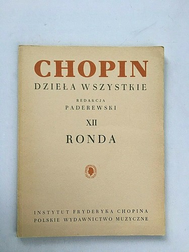 Noten chopin xii ronda - ,