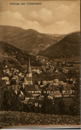 Schoenau schwarzwald 1923 - schoenau,