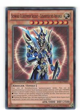 Yugioh SCHWARZ GLÄNZENDER SOLDAT - GESANDTER DES ANFANGS , ct10-de005 Super Rare
