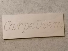 Holzschild "Carpe Diem"