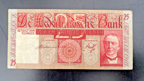 Geldschein niederlande 25 - geldschein,