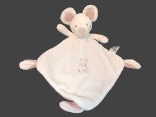 Maus rosa I Love Mum & Dad