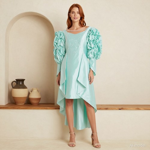 Abend vintage maxi abendkleid - maxi,