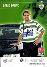 Autogrammkarte Fußballer Dario Dabac, SpVgg Greuther Fürth, Autogramm - 11352402