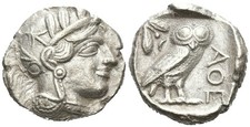 Griechenland - Attika - Athen - Tetradrachme - ca. 454-404 v.Chr. - Rv. Eule