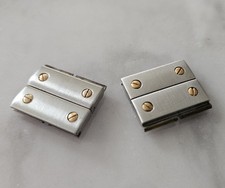 CARTIER SANTOS STAHL/GOLD BAND GLIED ERSATZGLIED 16MM