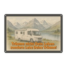 Wohnmobil Spruch Blechschild |