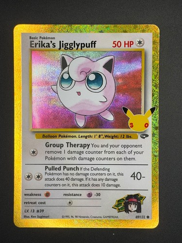 132 erika jigglypuff holo - erika's,