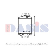 Kühler Motorkühlung AKS