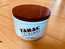 Tabac Original Rasierschale Mug Hartglas mit Deckel