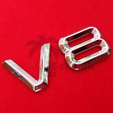 V8 Emblem Zeichen Chrom