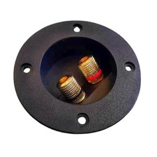 5 Stk. 2-polige Anschlussklemmen Rund, Lautsprecher Terminal Boxen Bass