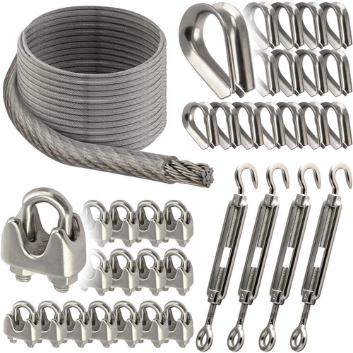 Set stahlseil kausche - set,