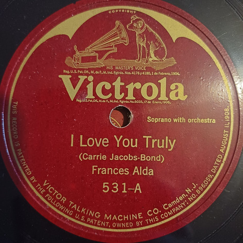 Frances alda love you - you, truly