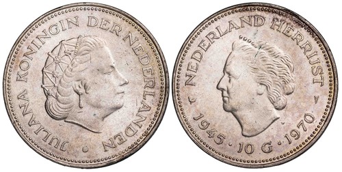 600811 netherlands gulden - netherlands, 10