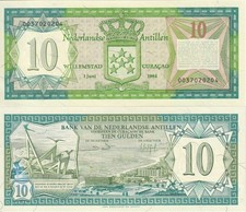 Netherlands antilles gulden - 10,