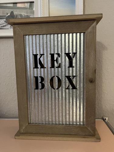 Rustikale schlüsselbox aus - schlüsselbox,