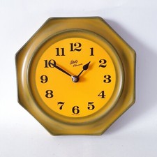 Küchenuhr Keramik Schatz Elexacta - Junghans Uhrwerk Vintage 70er Jahre