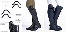Reitstiefel -Trinity- Langlänge/enge Weite  schwarz blau mit 3 Applikationen